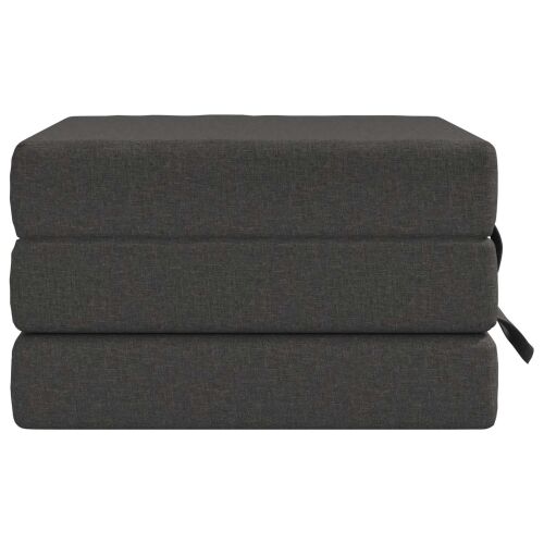 Sofa na razvlačenje 90 x 63 x 45 cm Tamnosiva - Tamnosiva 190 x 90 x 15 cm Tkanina Cijena
