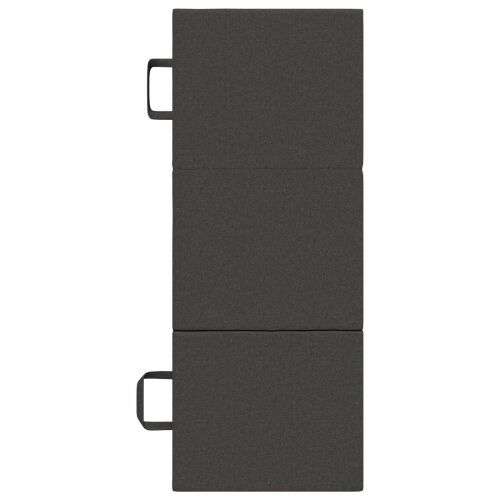 Sofa na razvlačenje 90 x 63 x 45 cm Tamnosiva - Tamnosiva 190 x 90 x 15 cm Tkanina Cijena