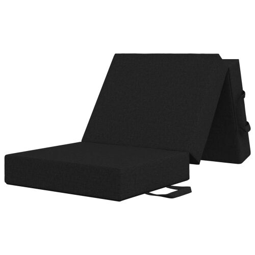 Sofa na razvlačenje 75 x 67 x 45 cm Crna - Crna 200 x 75 x 15 cm Tkanina Cijena