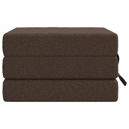 Sofa na razvlačenje 75 x 67 x 45 cm Sivosmeđa - Sivosmeđa 200 x 75 x 15 cm Tkanina Cijena