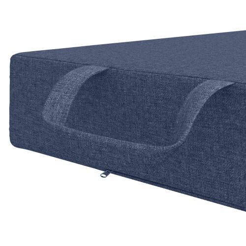 Sofa na razvlačenje 75 x 67 x 45 cm Plava - Plava 200 x 75 x 15 cm Tkanina Cijena