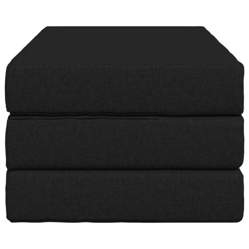 Sofa na razvlačenje 80 x 67 x 45 cm Crna - Crna 200 x 80 x 15 cm Tkanina Cijena