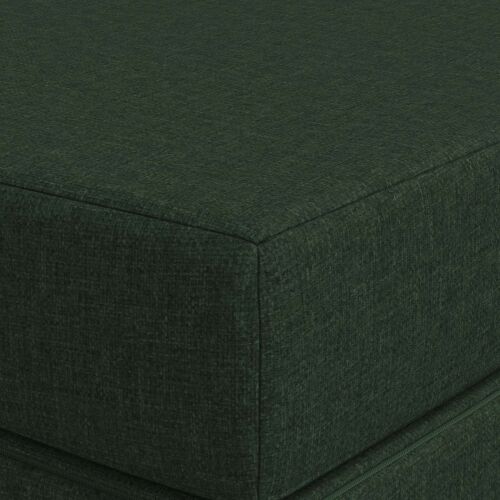 Sofa na razvlačenje 80 x 67 x 45 cm Tamnozelena - Tamnozelena 200 x 80 x 15 cm Tkanina Cijena