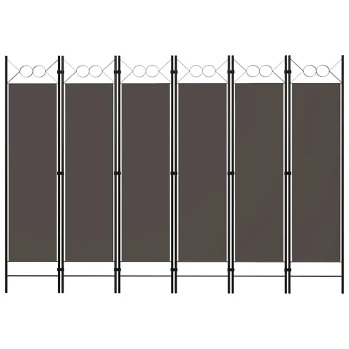 Paravan - Sobna pregrada sa 6 panela antracit 240 x 180 cm - Antracit 6 Cijena