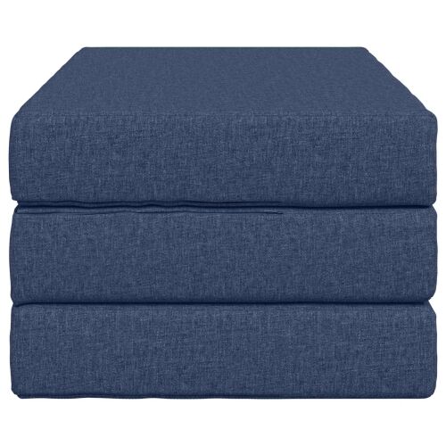 Sofa na razvlačenje 80 x 67 x 45 cm Plava - Plava 200 x 80 x 15 cm Tkanina Cijena