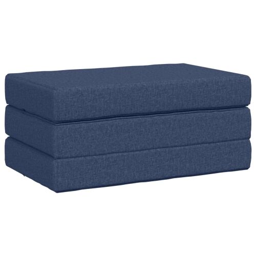 Sofa na razvlačenje 80 x 67 x 45 cm Plava - Plava 200 x 80 x 15 cm Tkanina Cijena
