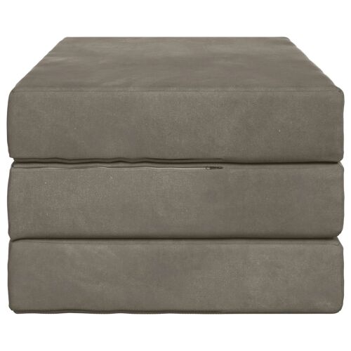 Sofa na razvlačenje 80 x 67 x 45 cm Svjetlosiva - Svjetlosiva 200 x 80 x 15 cm Baršun Cijena