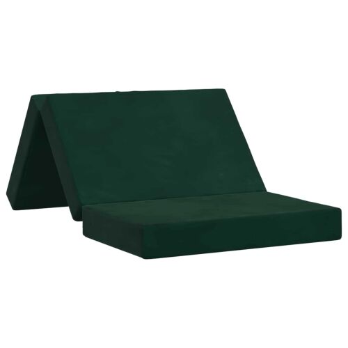 Sofa na razvlačenje 80 x 67 x 45 cm Tamnozelena - Tamnozelena 200 x 80 x 15 cm Baršun Cijena