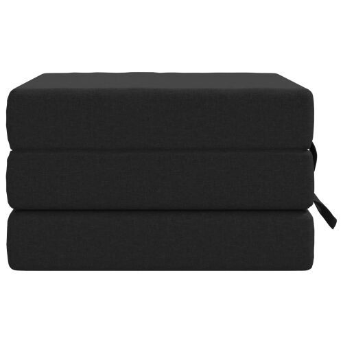 Sofa na razvlačenje 90 x 67 x 45 cm Crna - Crna 200 x 90 x 15 cm Tkanina Cijena