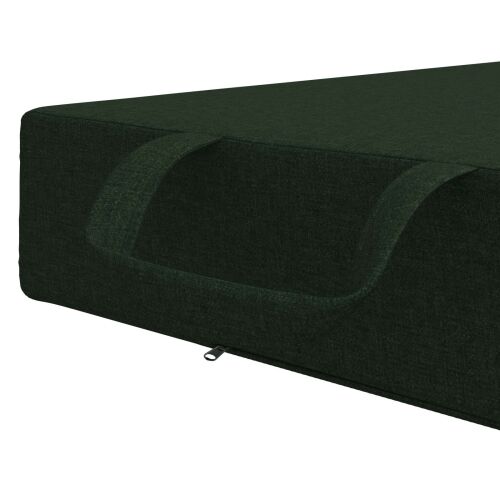 Sofa na razvlačenje 90 x 67 x 45 cm Tamnozelena - Tamnozelena 200 x 90 x 15 cm Tkanina Cijena