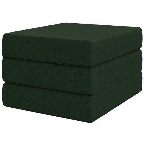 Sofa na razvlačenje 90 x 67 x 45 cm Tamnozelena - Tamnozelena 200 x 90 x 15 cm Tkanina Cijena
