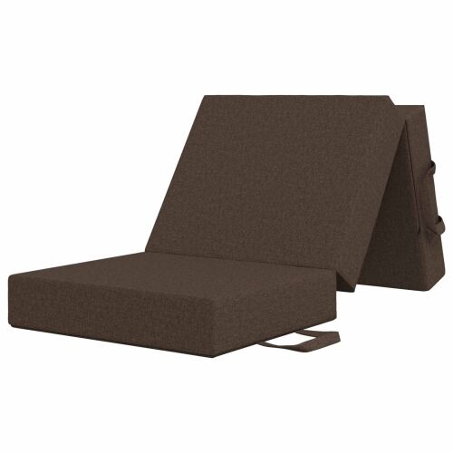 Sofa na razvlačenje 90 x 67 x 45 cm Sivosmeđa - Sivosmeđa 200 x 90 x 15 cm Tkanina Cijena
