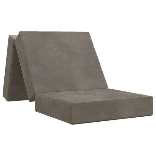 Sofa na razvlačenje 90 x 67 x 45 cm Svjetlosiva - Svjetlosiva 200 x 90 x 15 cm Baršun Cijena