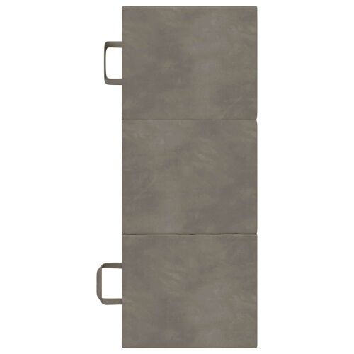 Sofa na razvlačenje 90 x 67 x 45 cm Svjetlosiva - Svjetlosiva 200 x 90 x 15 cm Baršun Cijena