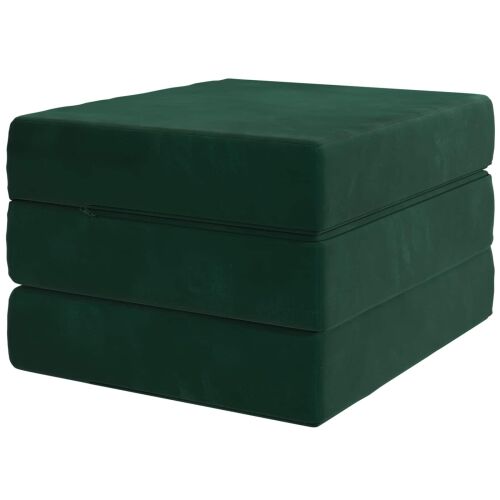 Sofa na razvlačenje 90 x 67 x 45 cm Tamnozelena - Tamnozelena 200 x 90 x 15 cm Baršun Cijena