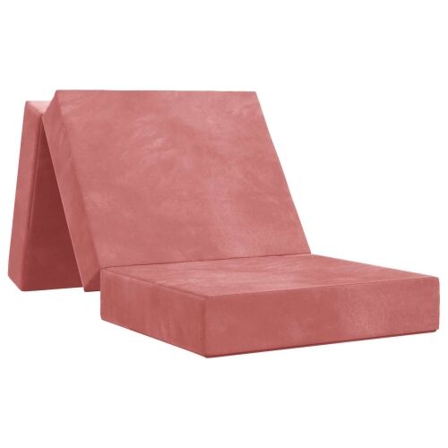 Sofa na razvlačenje 90 x 67 x 45 cm Ružičasta - Ružičasta 200 x 90 x 15 cm Baršun Cijena