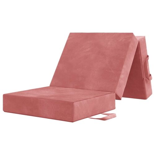 Sofa na razvlačenje 90 x 67 x 45 cm Ružičasta - Ružičasta 200 x 90 x 15 cm Baršun Cijena