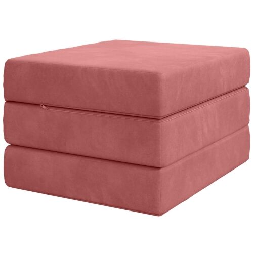 Sofa na razvlačenje 90 x 67 x 45 cm Ružičasta - Ružičasta 200 x 90 x 15 cm Baršun Cijena