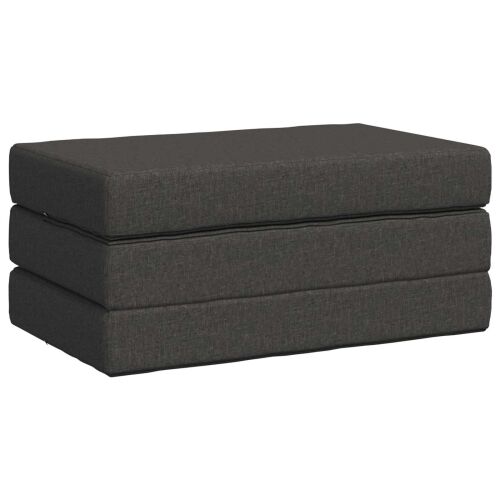 Sofa na razvlačenje 100 x 67 x 45 cm Tamnosiva - Tamnosiva 200 x 100 x 15 cm Tkanina Cijena