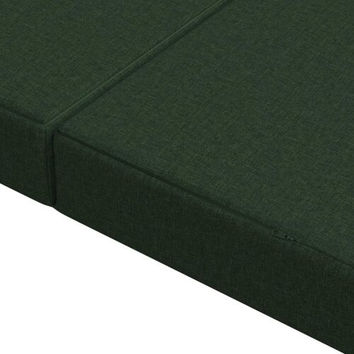 Sofa na razvlačenje 100 x 67 x 45 cm Tamnozelena - Tamnozelena 200 x 100 x 15 cm Tkanina Cijena