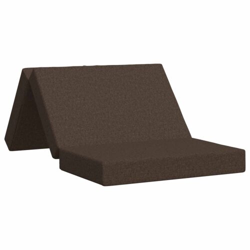 Sofa na razvlačenje 100 x 67 x 45 cm Sivosmeđa - Sivosmeđa 200 x 100 x 15 cm Tkanina Cijena