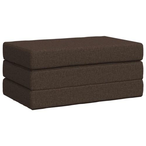 Sofa na razvlačenje 100 x 67 x 45 cm Sivosmeđa - Sivosmeđa 200 x 100 x 15 cm Tkanina Cijena
