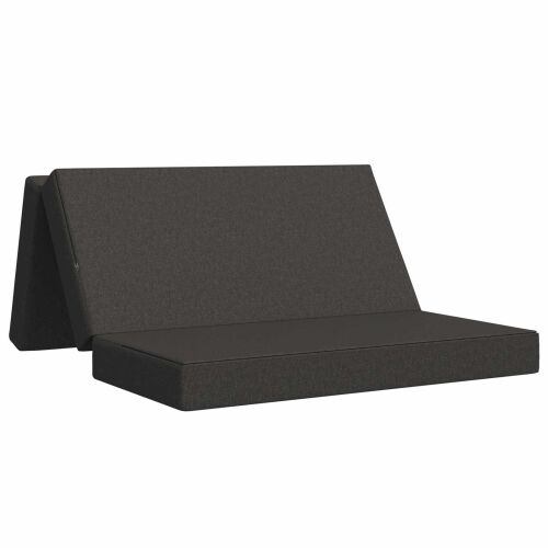 Sofa na razvlačenje 120 x 67 x 45 cm Tamnosiva - Tamnosiva 200 x 120 x 15 cm Tkanina Cijena