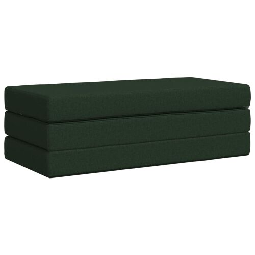Sofa na razvlačenje 120 x 67 x 45 cm Tamnozelena - Tamnozelena 200 x 120 x 15 cm Tkanina Cijena