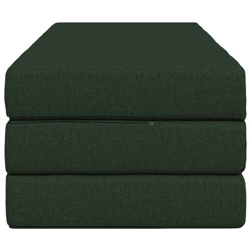 Sofa na razvlačenje 120 x 67 x 45 cm Tamnozelena - Tamnozelena 200 x 120 x 15 cm Tkanina Cijena