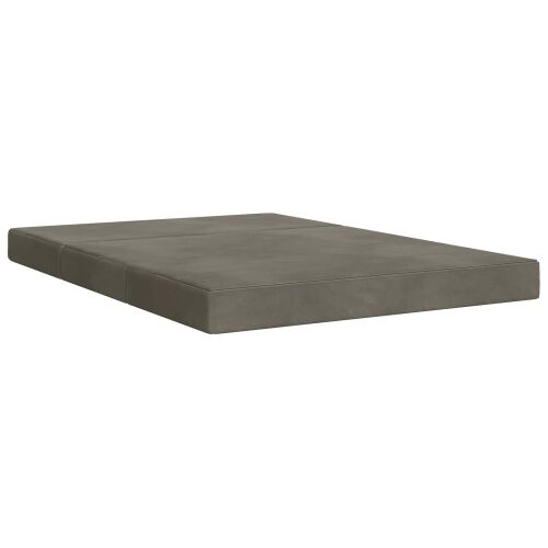 Sofa na razvlačenje 120 x 67 x 45 cm Svjetlosiva - Svjetlosiva 200 x 120 x 15 cm Baršun Cijena