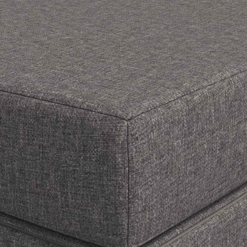 Sofa na razvlačenje 140 x 67 x 45 cm Svjetlosiva - Svjetlosiva 200 x 140 x 15 cm Tkanina Cijena
