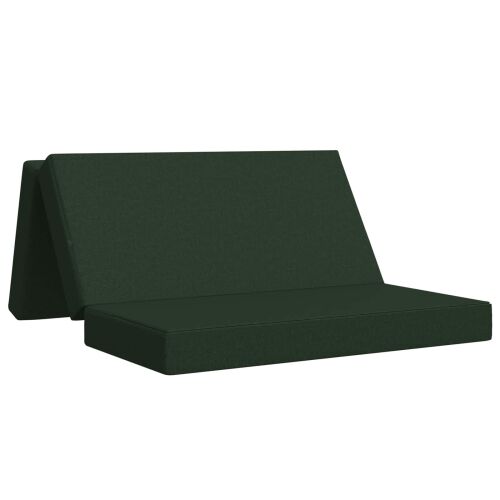 Sofa na razvlačenje 140 x 67 x 45 cm Tamnozelena - Tamnozelena 200 x 140 x 15 cm Tkanina Cijena
