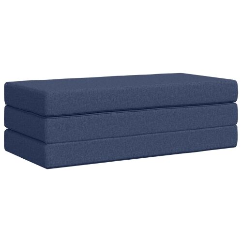 Sofa na razvlačenje 140 x 67 x 45 cm Plava - Plava 200 x 140 x 15 cm Tkanina Cijena