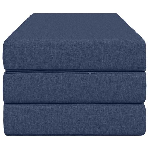 Sofa na razvlačenje 140 x 67 x 45 cm Plava - Plava 200 x 140 x 15 cm Tkanina Cijena