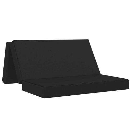 Sofa na razvlačenje 160 x 67 x 45 cm Crna - Crna 200 x 160 x 15 cm Tkanina Cijena