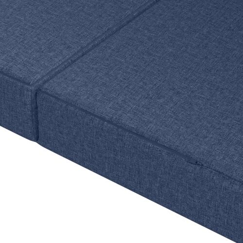 Sofa na razvlačenje 160 x 67 x 45 cm Plava - Plava 200 x 160 x 15 cm Tkanina Cijena
