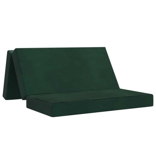Sofa na razvlačenje 160 x 67 x 45 cm Tamnozelena - Tamnozelena 200 x 160 x 15 cm Baršun Cijena