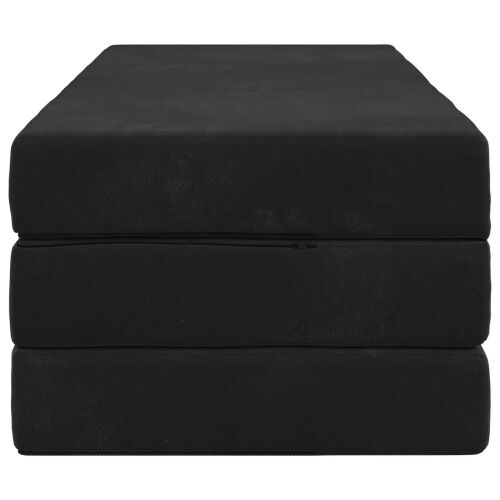 Sofa na razvlačenje 160 x 67 x 45 cm Crna - Crna 200 x 160 x 15 cm Baršun Cijena