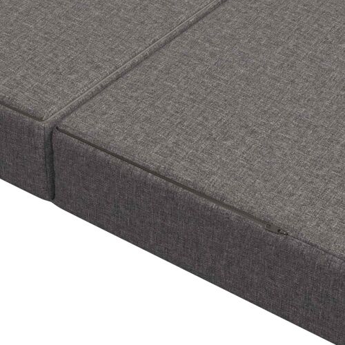 Sofa na razvlačenje 180 x 67 x 45 cm Svjetlosiva - Svjetlosiva 200 x 180 x 15 cm Tkanina Cijena