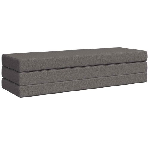 Sofa na razvlačenje 180 x 67 x 45 cm Svjetlosiva - Svjetlosiva 200 x 180 x 15 cm Tkanina Cijena