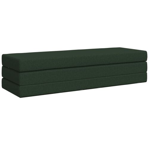 Sofa na razvlačenje 180 x 67 x 45 cm Tamnozelena - Tamnozelena 200 x 180 x 15 cm Tkanina Cijena