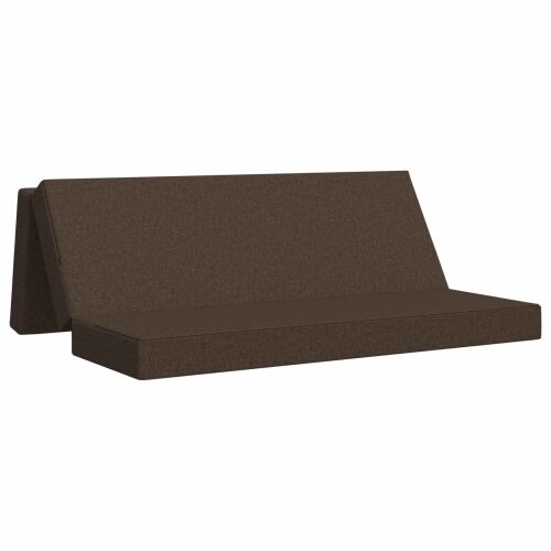 Sofa na razvlačenje 180 x 67 x 45 cm Sivosmeđa - Sivosmeđa 200 x 180 x 15 cm Tkanina Cijena
