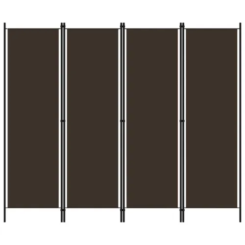 Paravan - Sobna pregrada s 4 panela smeđa 200 x 180 cm - Smeđa 4 Smeđa 4 Cijena