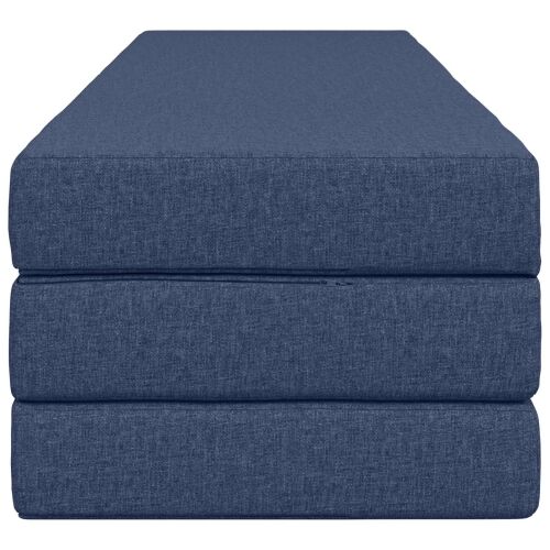 Sofa na razvlačenje 180 x 67 x 45 cm Plava - Plava 200 x 180 x 15 cm Tkanina Cijena