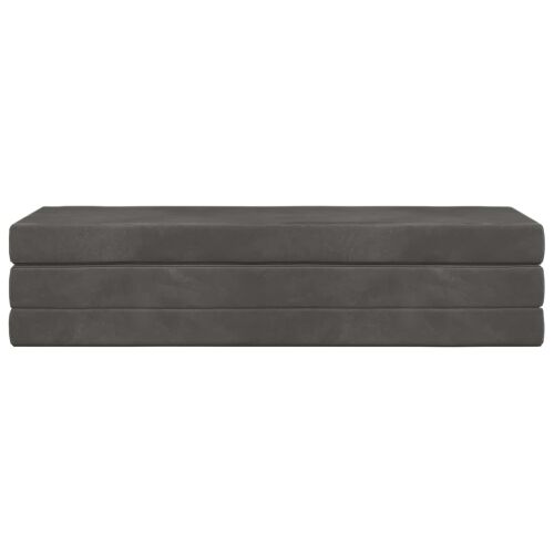 Sofa na razvlačenje 180 x 67 x 45 cm Tamnosiva - Tamnosiva 200 x 180 x 15 cm Baršun Cijena