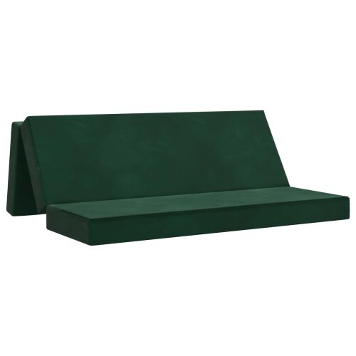 Sofa na razvlačenje 180 x 67 x 45 cm Tamnozelena - Tamnozelena 200 x 180 x 15 cm Baršun Cijena
