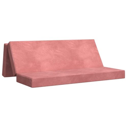 Sofa na razvlačenje 180 x 67 x 45 cm Ružičasta - Ružičasta 200 x 180 x 15 cm Baršun Cijena