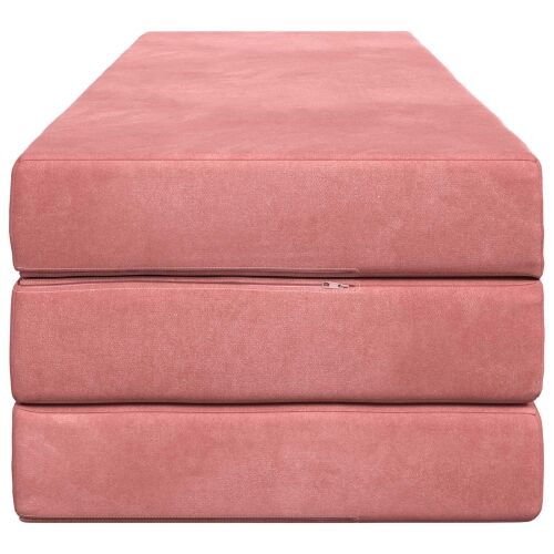 Sofa na razvlačenje 180 x 67 x 45 cm Ružičasta - Ružičasta 200 x 180 x 15 cm Baršun Cijena