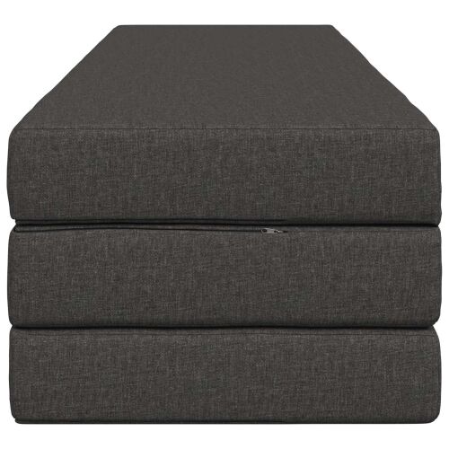 Sofa na razvlačenje 200 x 67 x 45 cm Tamnosiva - Tamnosiva 200 x 200 x 15 cm Tkanina Cijena