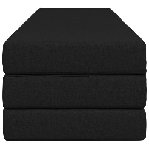 Sofa na razvlačenje 200 x 67 x 45 cm Crna - Crna 200 x 200 x 15 cm Tkanina Cijena